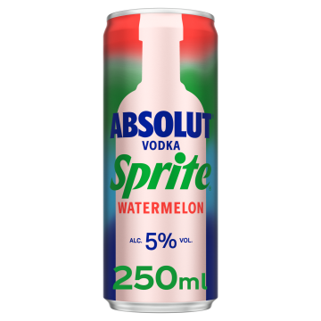 Absolut Vodka & Sprite Watermeloen blik