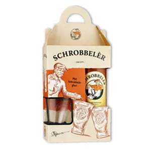 [8714163110354] SCHROBBELER 0,35 ltr GVP + 2 shotglazen
