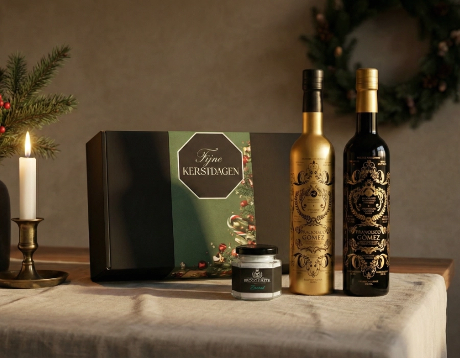 [WEB-NEW-0519] Kerstpakket 'Vloeibaar Goud'