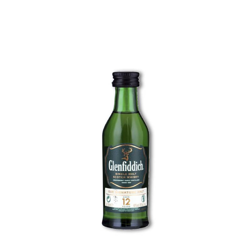[5010327309088] GLENFIDDICH 12YO Miniatuur